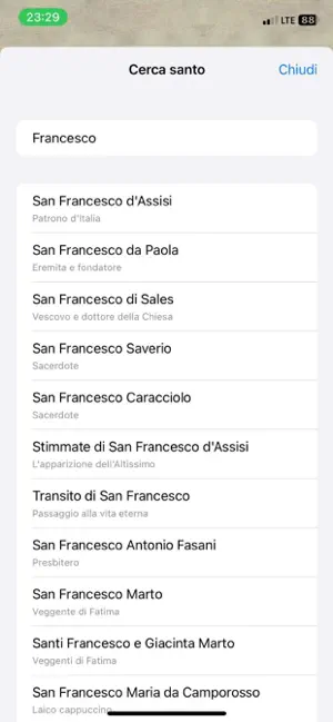 Santo del Giorno App iPhone screenshot 3
