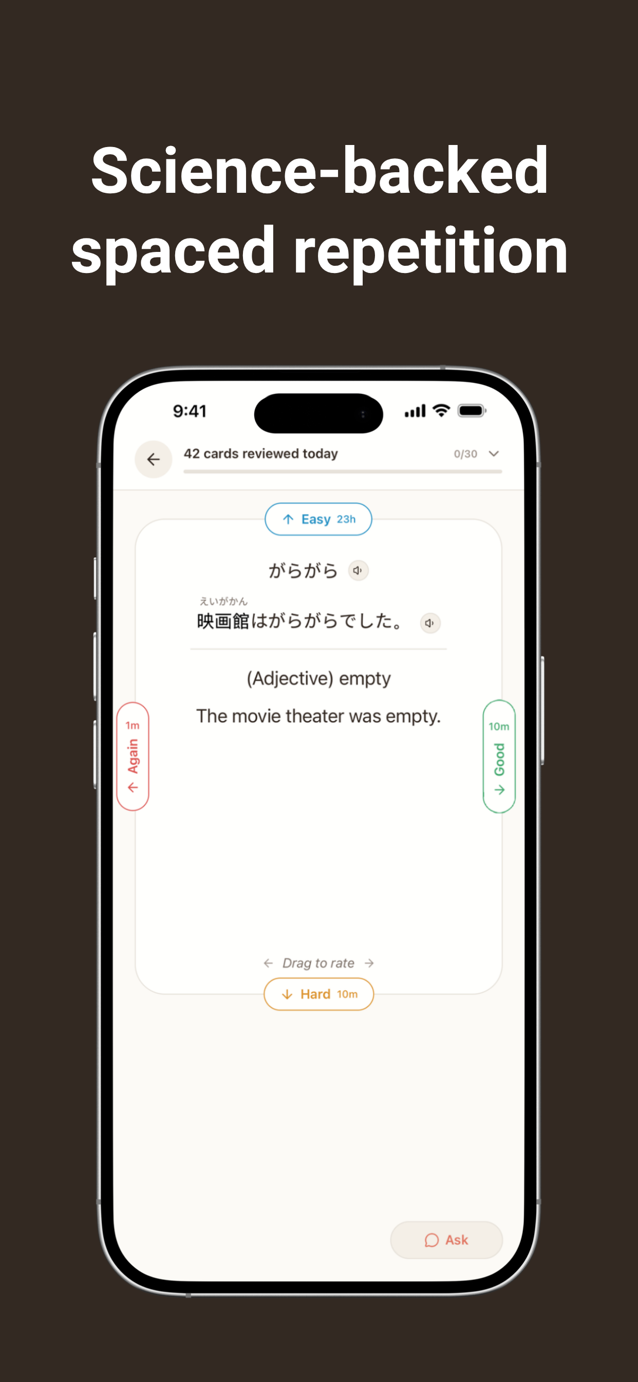 Decks: Language Flashcards screenshot 2