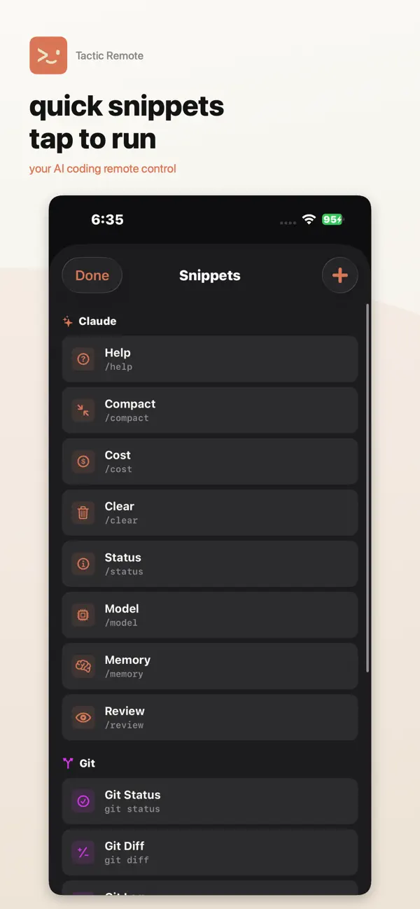 #6. Tactic Remote: AI Coding (iOS) Ved: Shanghai TacticSpace Technology Co., Ltd.
