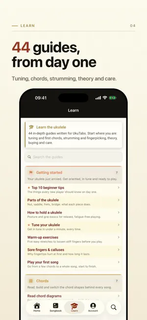 UkuTabs Ukulele Chords & Songs screenshot 4