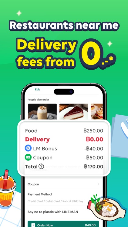 LINE MAN: Food Delivery & more screenshot-3