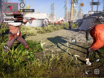 Cowboy Survival Horse Shooting iPad screenshot