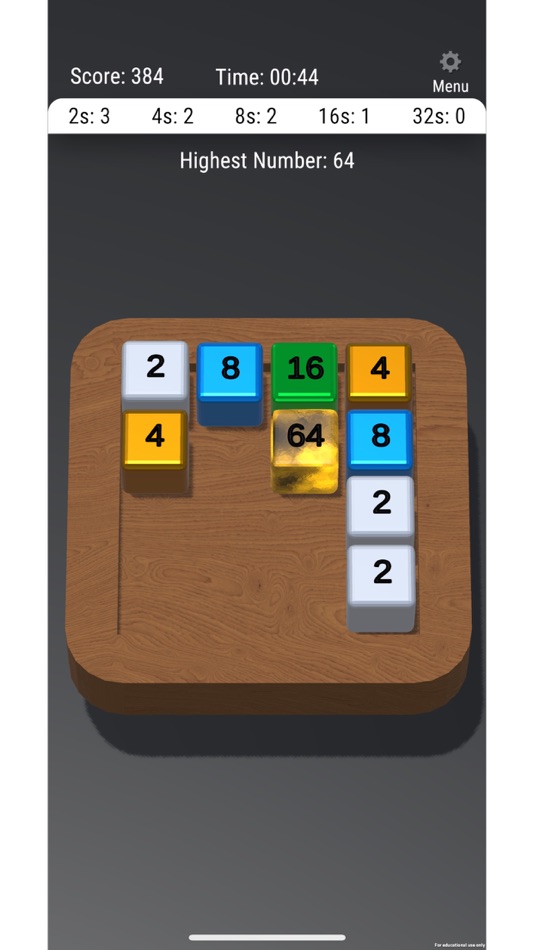 #4. Fusion 3D - Merge 2248 Numbers (iOS) 由: Puffin Design Inc.