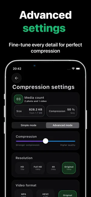 Lina Compress: Photo & Video screenshot 4