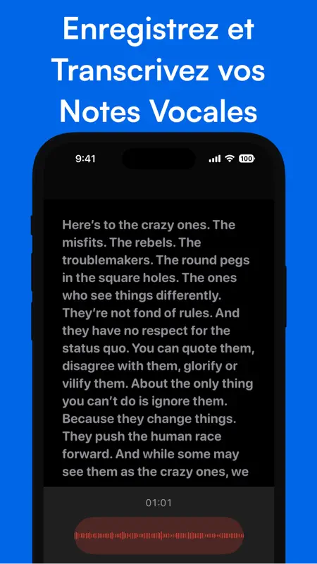 Dictaphone & Transcription ° screenshot 1 of 4