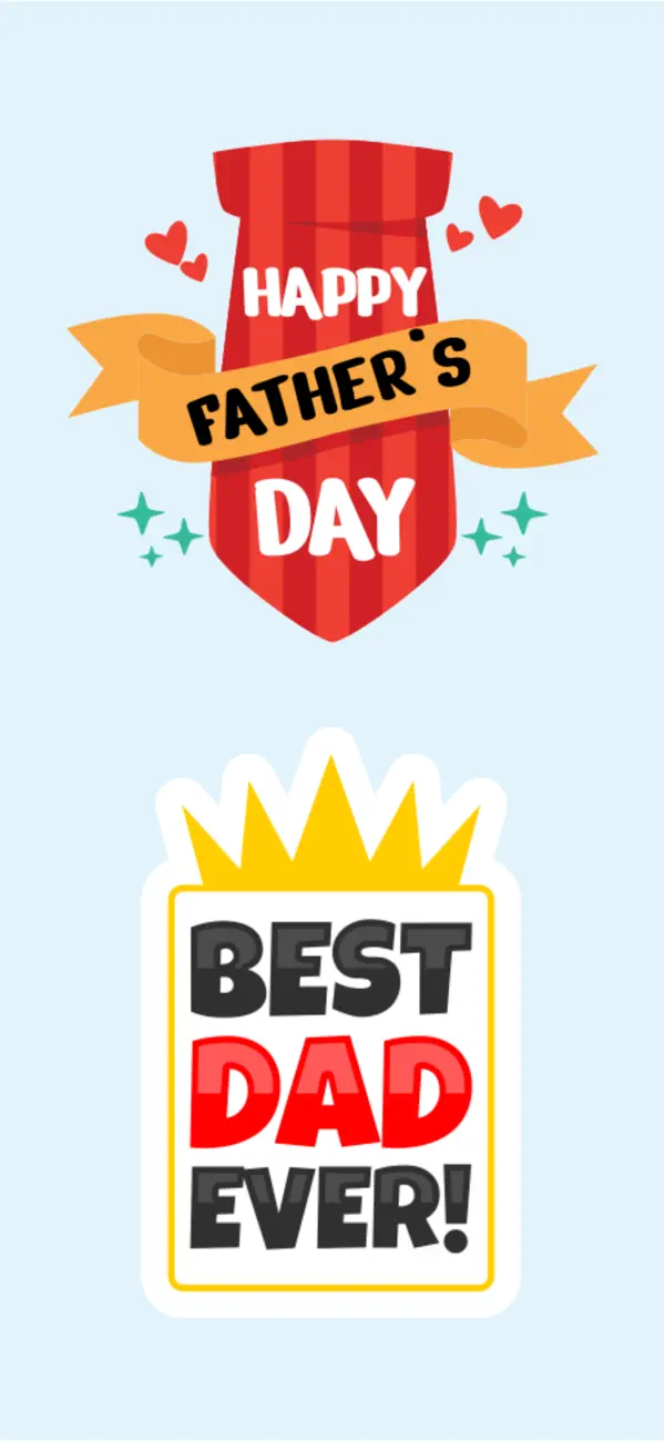 Screenshot #2 pour Fathers Day Emojis
