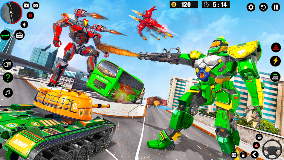 #3. Army Robot Wars - Robot Game (iOS) 来自: MINOR BUGS