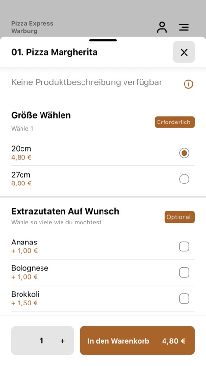 Pizza Express Warburg screenshot-3