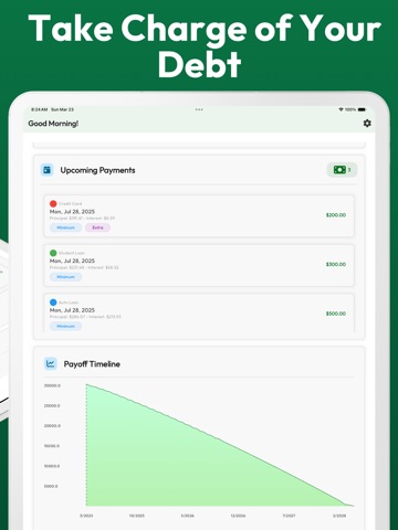 Debt Guide - Payoff Planner iPad screenshot