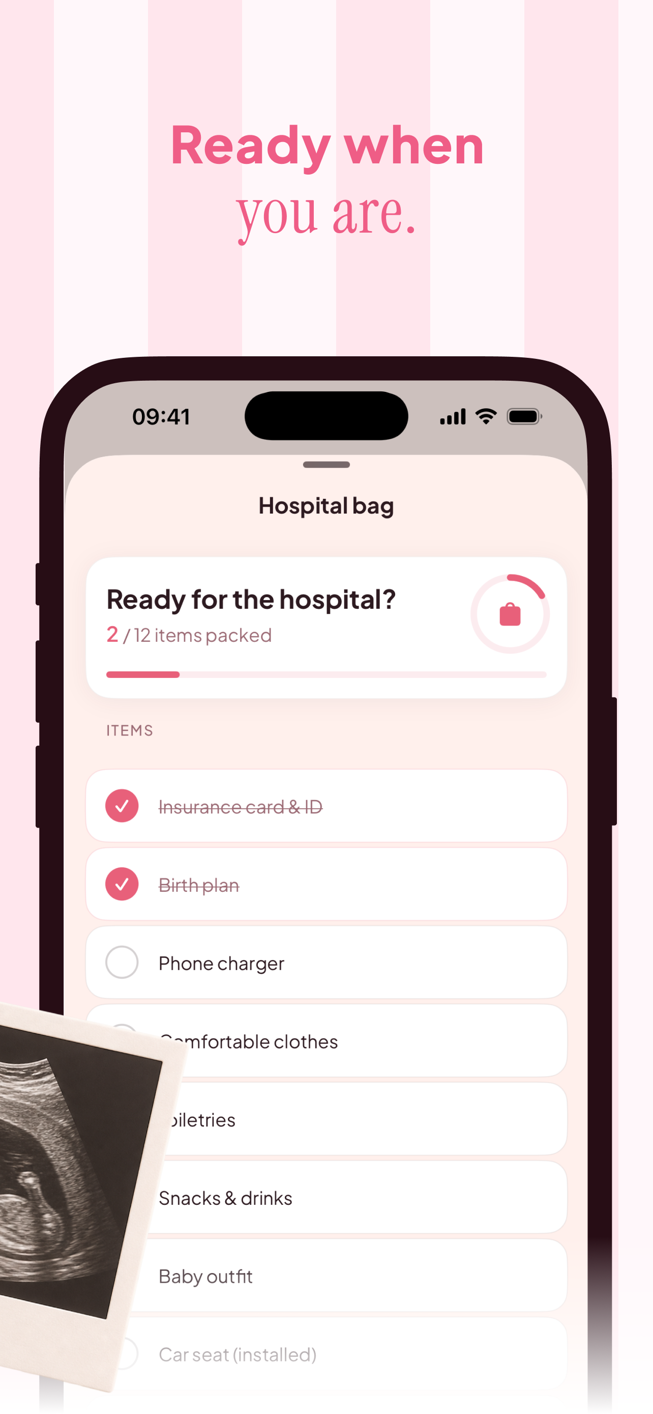 Ela: Pregnancy & Baby Tracker screenshot 9