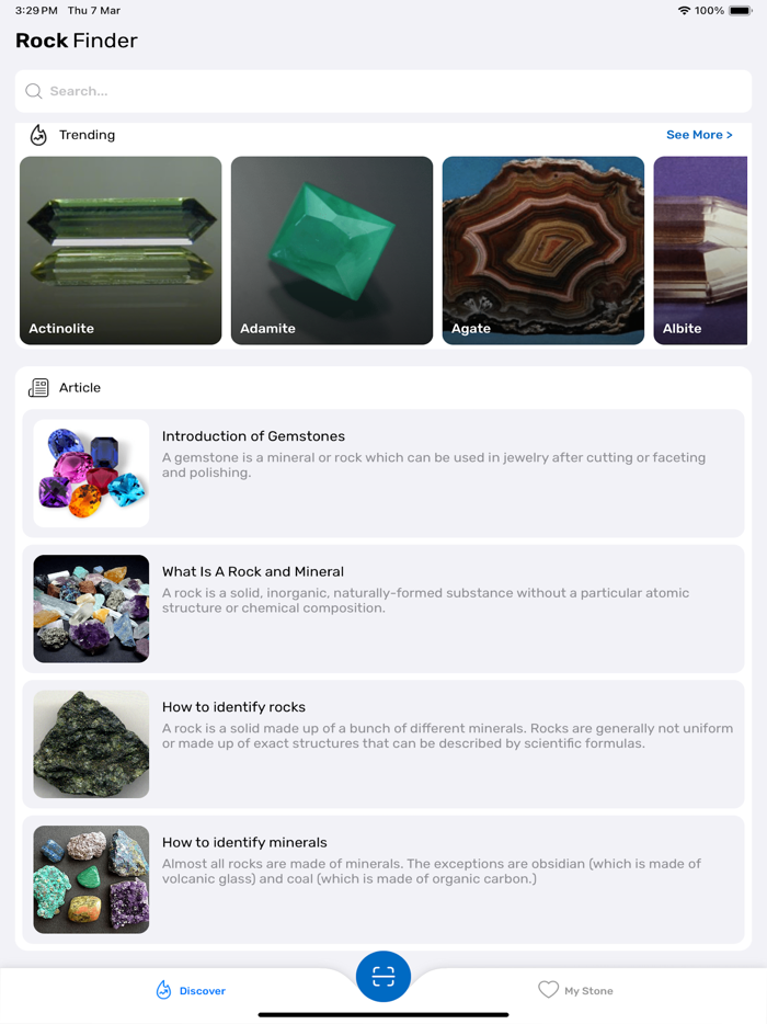 Rock Finder  Stone ID