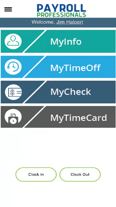 Payroll Professionals Kiosk Screenshot