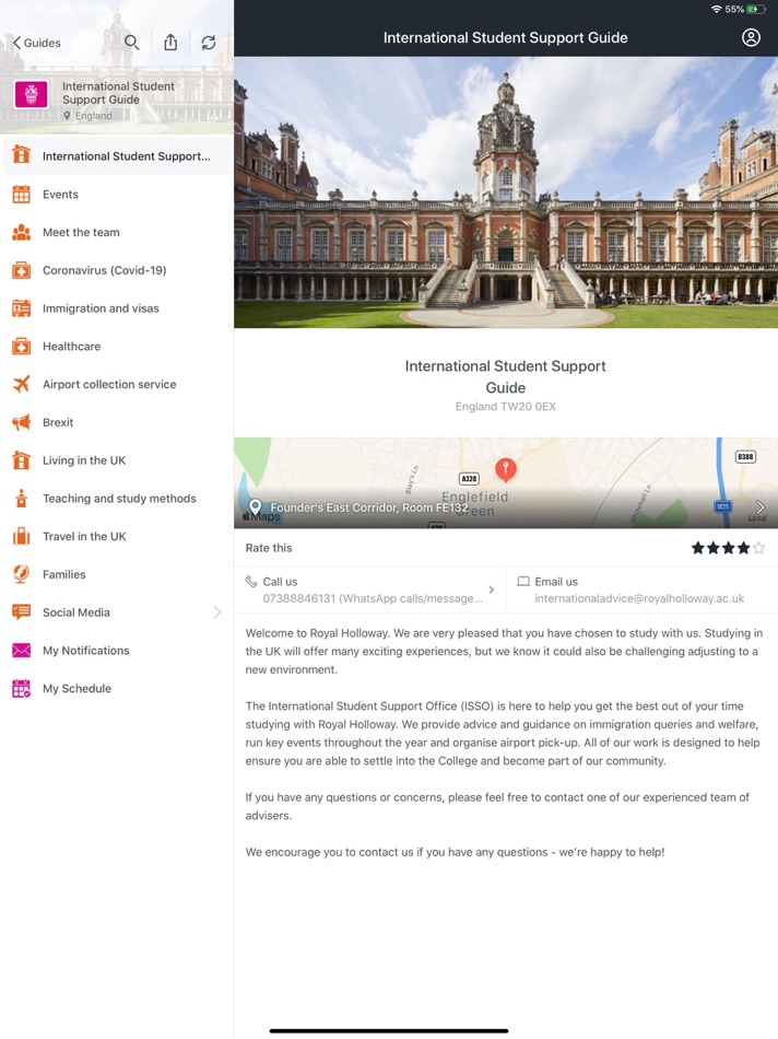 #3. Official Royal Holloway app (iOS) Av: Royal Holloway