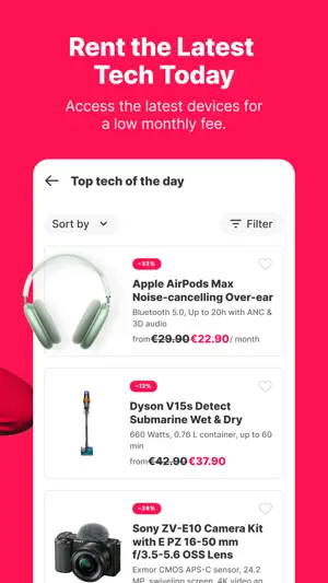 Grover – rent tech flexibly screenshot 2