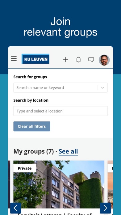 KU Leuven Connect Screenshot