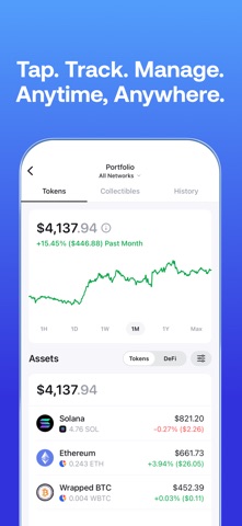 Zerion: Crypto Wallet & DeFi iPhone screenshot