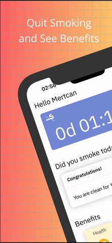 Inhale: Cigarette Tracker Screenshot 1 of 4