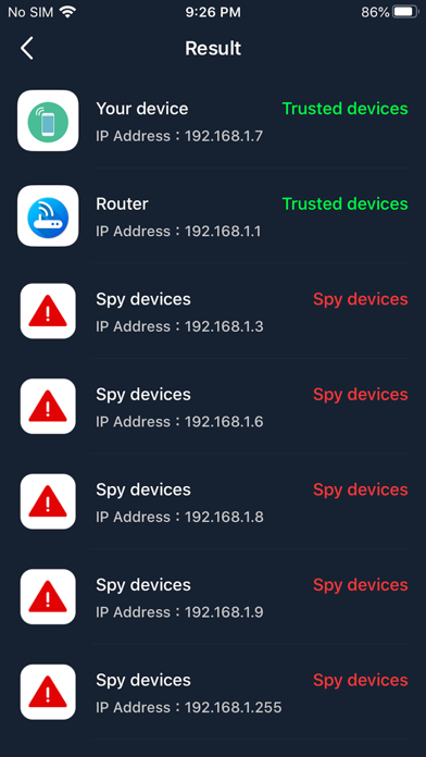 ScanMaster-Find Spy Camera Screenshot