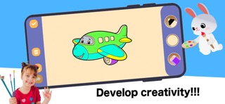 Toddler Kids Colouring Games iPhone screenshot