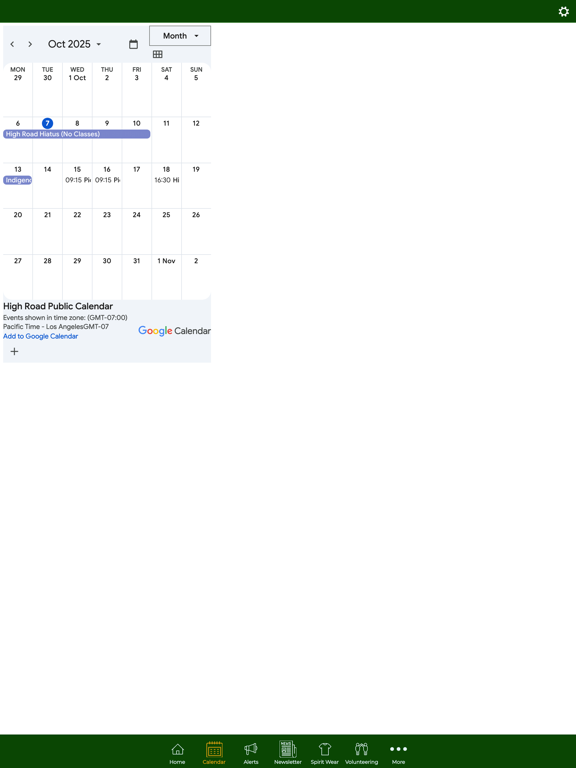 High Road to Learning iPad screenshot 2 - Education app