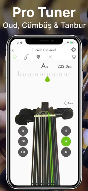 Oud Tuner: Cümbüş & Tanbur screenshot 1
