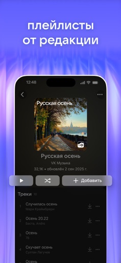 VK Music: playlists & podcasts screenshot 9