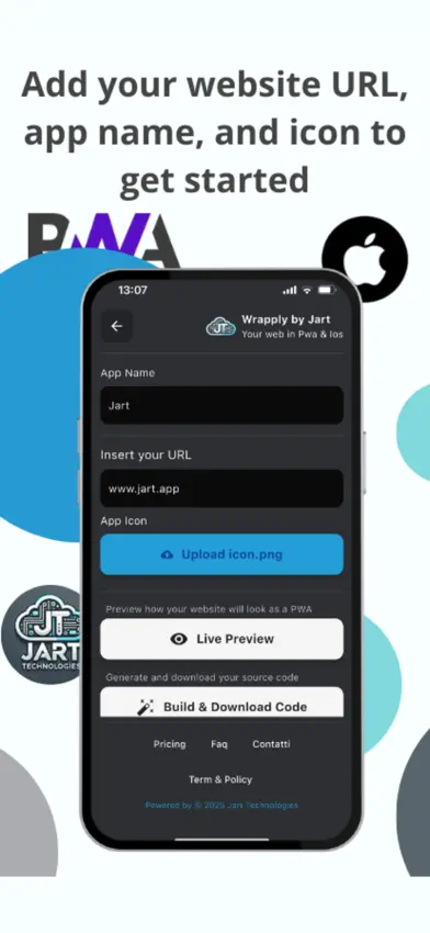 Wrapply Build App from Website screenshot 3