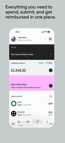 Pleo app screenshot 2