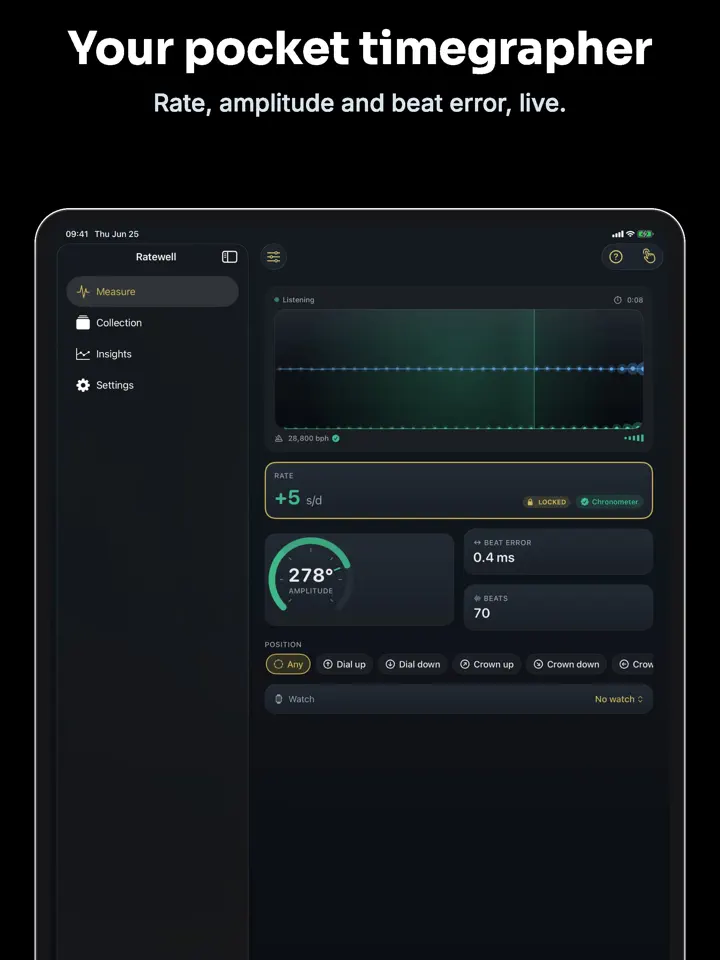 Ratewell on iPad: screenshot 2 of 6