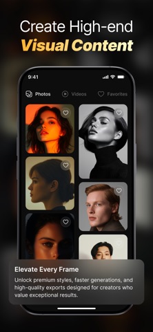 AI Photoshoot Generator: Luce iPhone screenshot