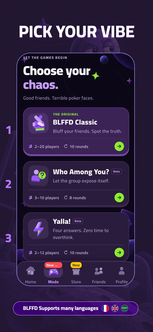 BLFFD: Party Trivia screenshot 1