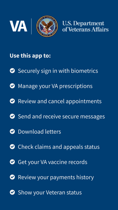 VA: Health and Benefits Screenshot