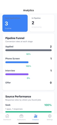 Job Search Tracker screenshot