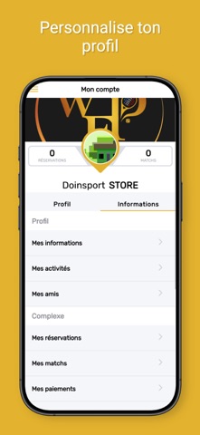 WIT FIT PADEL iPhone screenshot