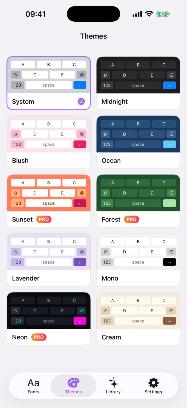 Fonty — Fancy Text Keyboard screenshot
