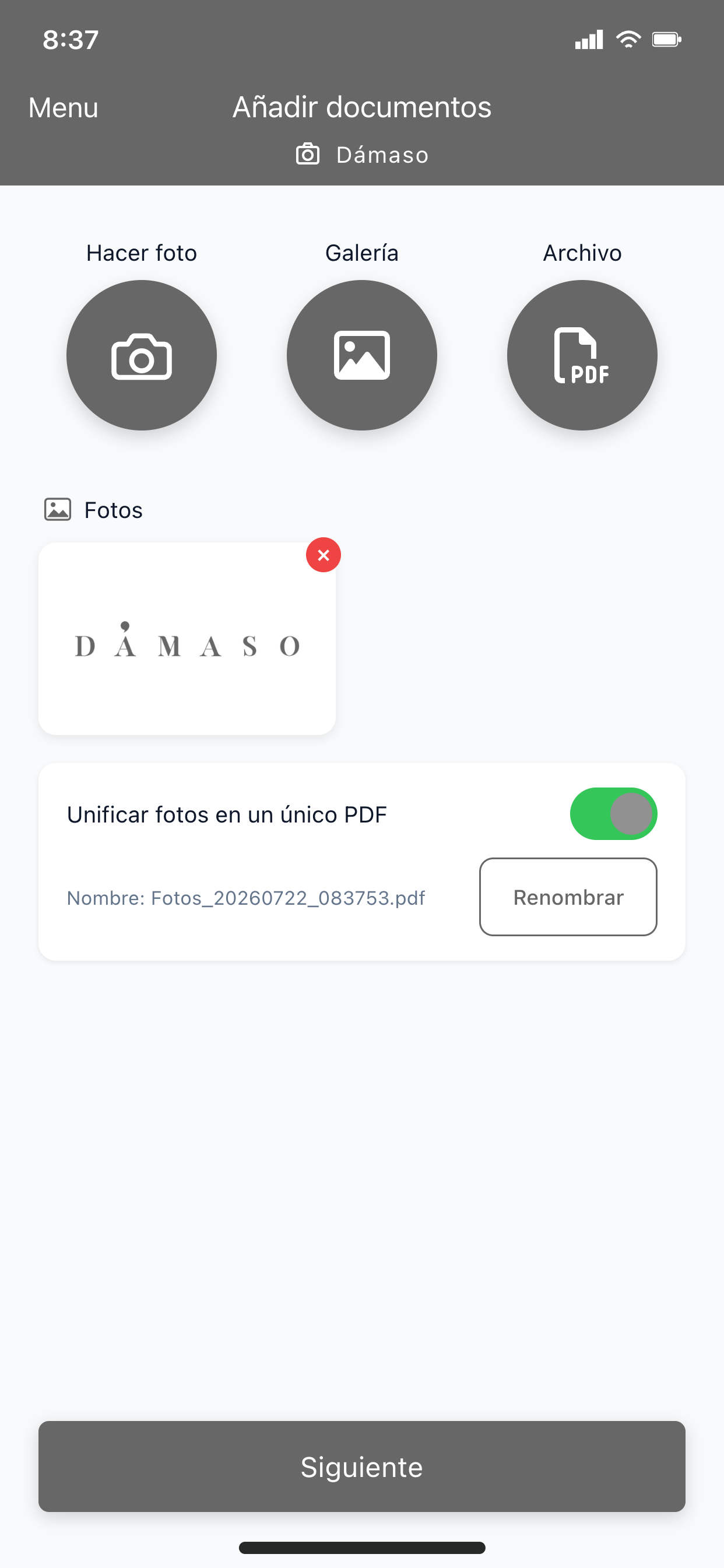 Dámaso screenshot 4