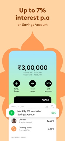 Roarbank: Credit Card & UPI iPhone screenshot 6