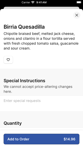 Blue Tortilla Fresh iPhone screenshot 4 - Food & Drink app