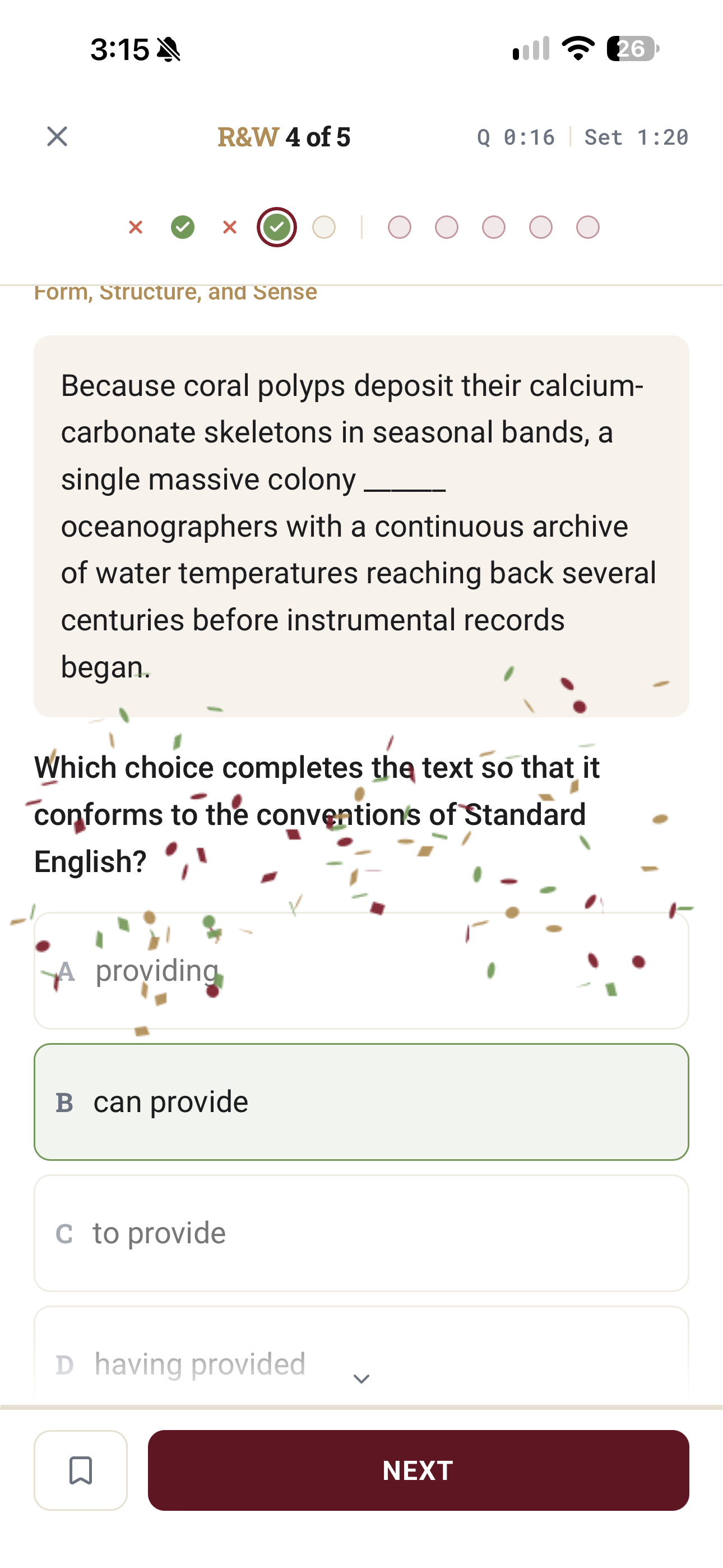 1600: Daily SAT Prep screenshot 3