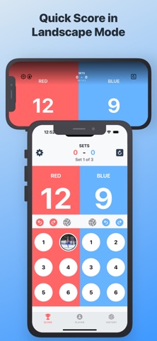 Voller: Volleyball Scoreboard iPhone screenshot