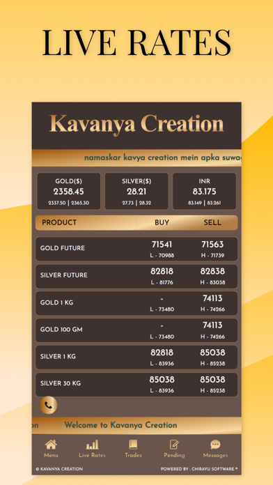 Kavanya Creation Screenshot