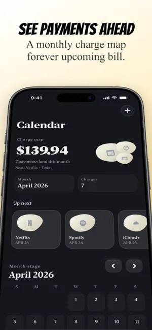 Subscription Tracker: Pebble screenshot 4