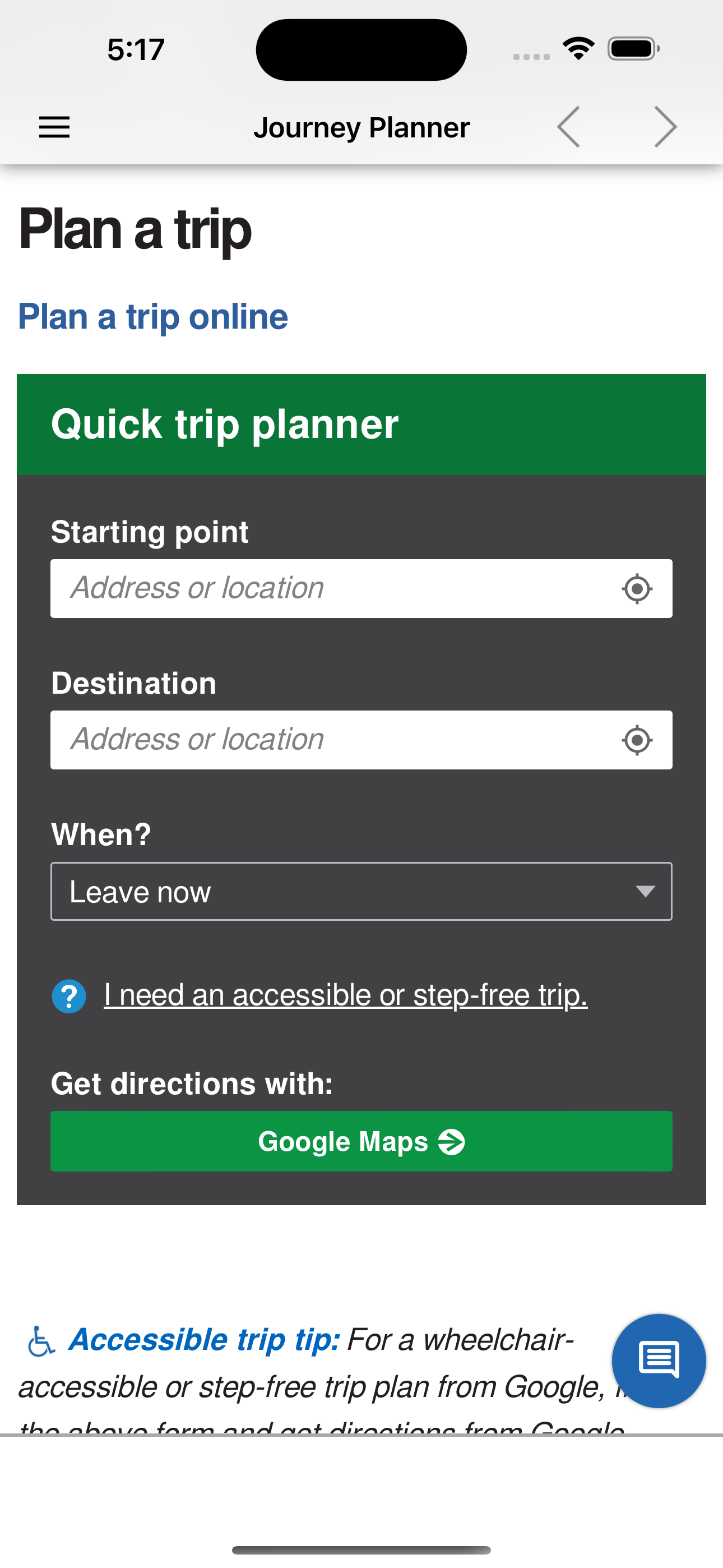 CTA Bus Tracker screenshot 2