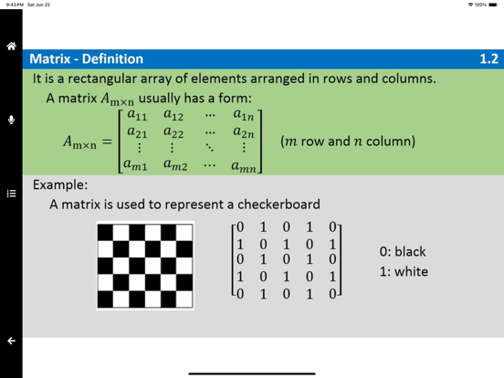 Screenshot #4 pour Linear Algebra QCard