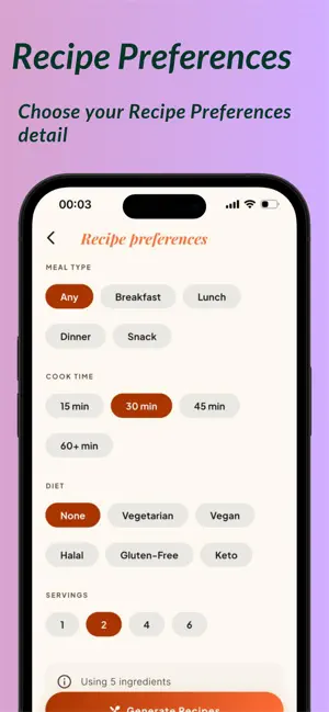 Clove Cook : Scan Fridge AI screenshot 2
