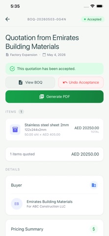 Procurement KSA screenshot