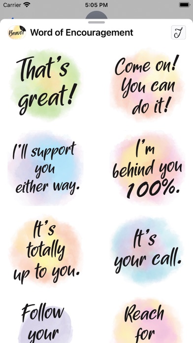 Best Encouraging Words Screenshot