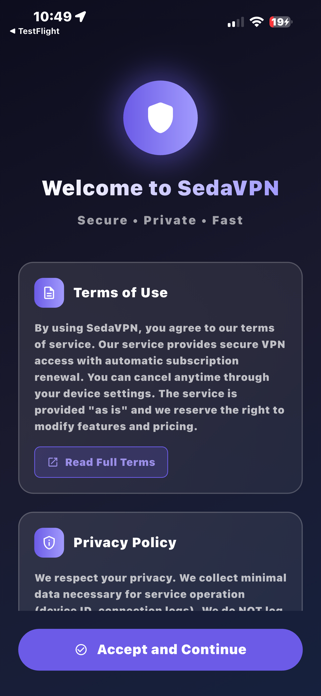 SedaVPN Screenshot 5 of 10