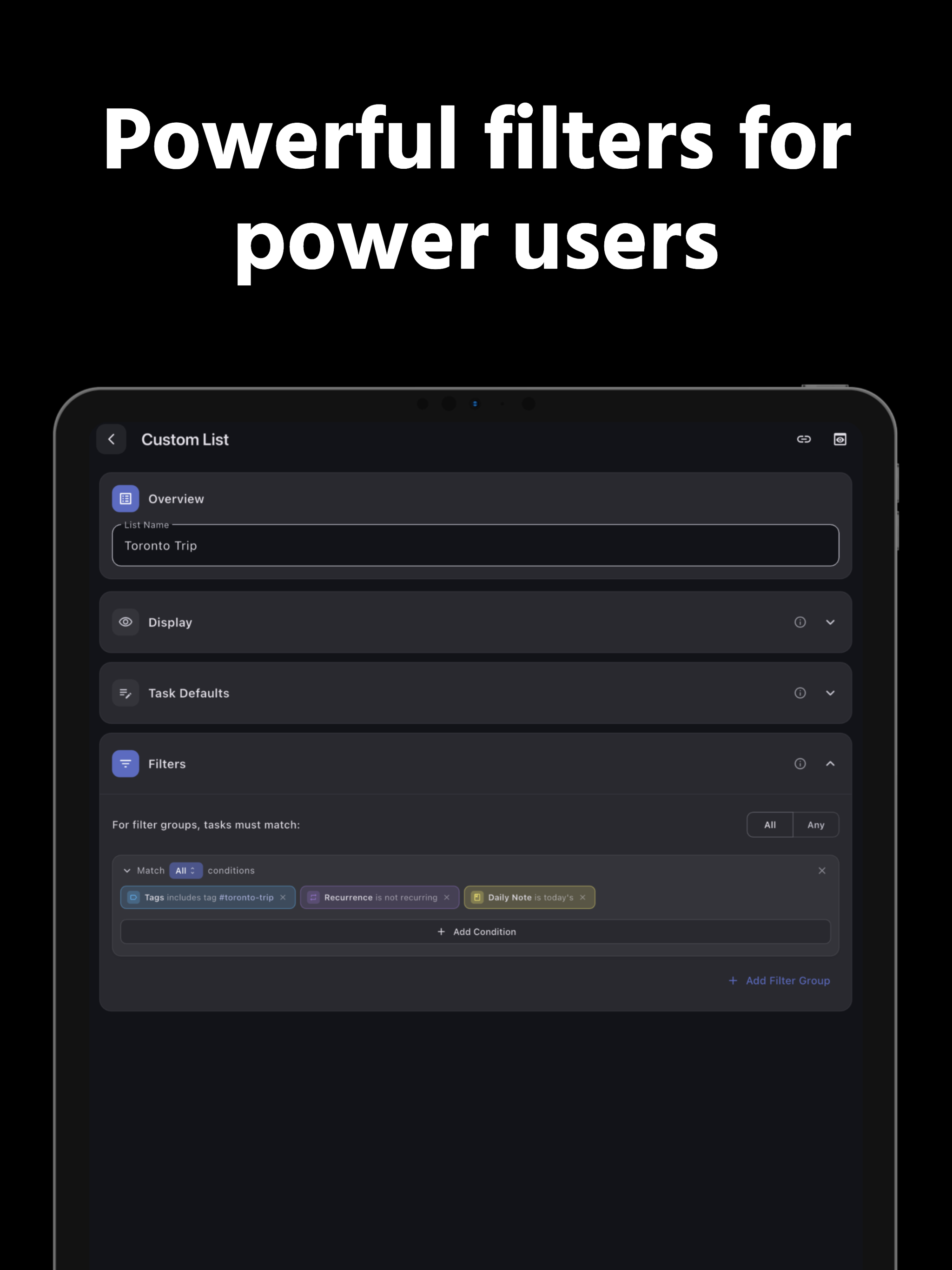 TaskForge - Obsidian Tasks