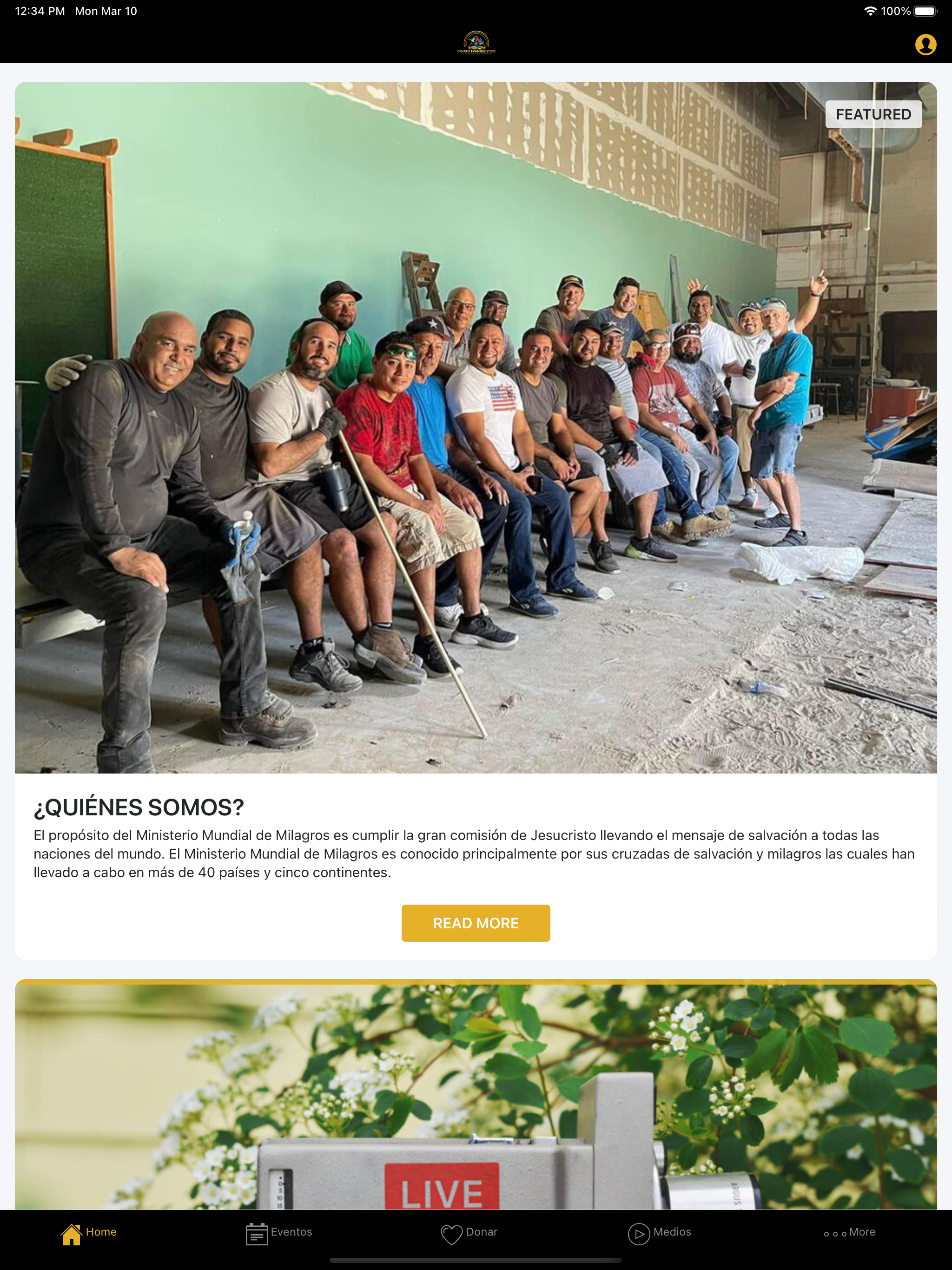Ministerio Mundial De Milagros screenshot 5